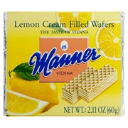 Manner Lemon Cream Filled Wafers