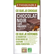 Ethiquable Chocolate Noir Cafe Amande