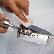 Cleaned Garden Tools