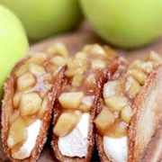Apple Cheesecake Taco