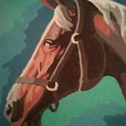 Horse Painting Meagan Scribner