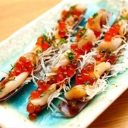 Razor Clams & Caviar