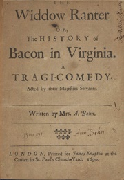 The Widow Ranter (Aphra Behn)