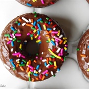 Chocolate Sprinkles Donut