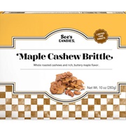 Maple Cashew Brittle