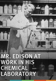 Mr. Edison at Work in His Chemical Laboratory (1897)
