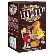 M&Ms Hollow Egg Filled With Plain M&Ms