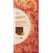 Whittakers Caramelized Pecans, Waffle & Canadian Maple Syrup