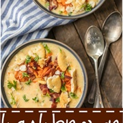 Hash Brown Potato Cheese Soup