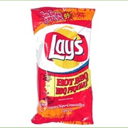 Lay's Hot BBQ Potato Chips (Croustilles)