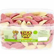 Tuck Shop Pink & White Mice