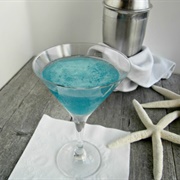 Deep Blue Sea Martini