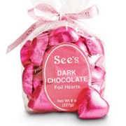 See's Dark Chocolate Hearts