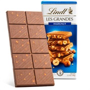 Lindt Les Grandes Hazelnut Milk Chocolate