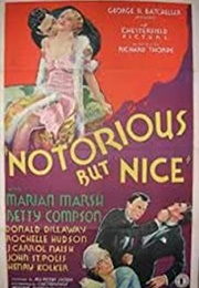 Notorious but Nice (1933)