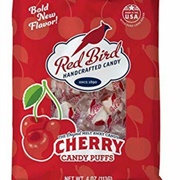 Red Bird Cherry Candy Puffs