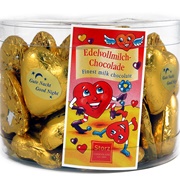 Storz Milk Chocolate Gold Hearts