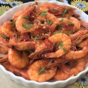 Halabos Na Hipon (Salt and Pepper Shrimps). Philippines