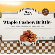 See's Candy Maple Cashew Brittle