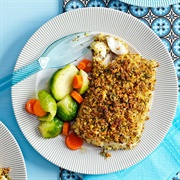 Pistachio-Crusted Fish