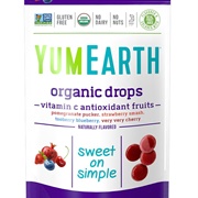 Yum Earth Organic  Vitamin C Antioxidant Fruit Drops