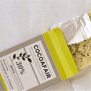 Cocoafair Lemongrass &amp; Cilantro White Chocolate