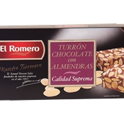 El Romero Turron Chocolate Con Almendras