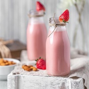 Strawberry Almond Milk