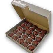 Dilettante Dark Chocolate Raspberry Truffles