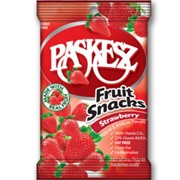 Paskesz Fruit Snacks Strawberry
