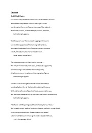 Exposure (Wilfred Owen)