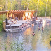Melt in Liard Hot Springs (BC)