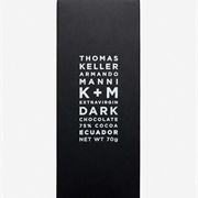 K + M Ecuador Extra Virgin 75% Dark Chocolate