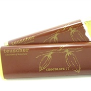 Teuscher Dark Chocolate Bar 77