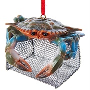 Blue Crab Ornament