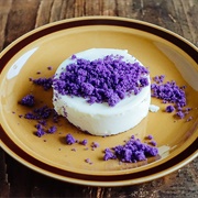 Ube Macapuno Panna Cotta