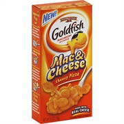 Goldfish Mac &amp; Cheese Cheesy Pizza