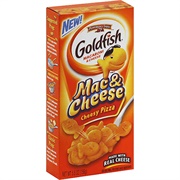 Goldfish Mac & Cheese Cheesy Pizza
