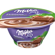 Milka Pudding Hazelnut Sauce