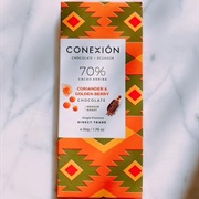 Conexion 70% Coriander & Golden Berry Chocolate