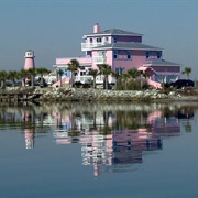 The Pink House on Bogue Sound, NC