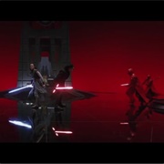 Honorable Mention: Rey and Kylo Ren vs. Supreme Leader Snoke and the Elite Praetrorian Guard