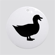 Black Goose Ornament