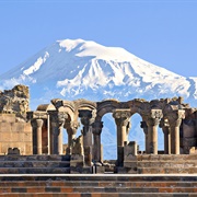 Zvartnots Cathedral. Echmiadzin, Armenia