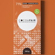 Cocoafair 71% Dark Chocolate W/ Hazelnuts