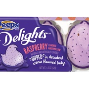 Raspberry Dipped in Fudge Peeps