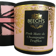 Beech&#39;s Pink Marc De Champagne Truffles