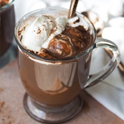 Hot Chocolate With Ice Cream