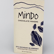 Mindo 67& Michigan Blueberry Dark Chocolate Bar