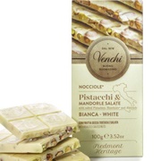 Venchi Bianca Pistacchi & Mandorle Salate Nocciole